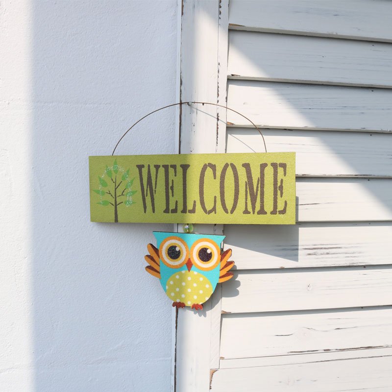 Bảng gỗ treo cửa phòng phong cách Zakka