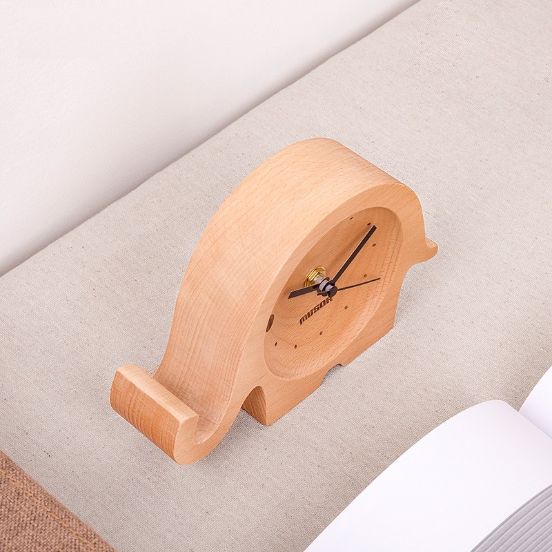 Đồng hồ để bàn bằng gỗ Musor