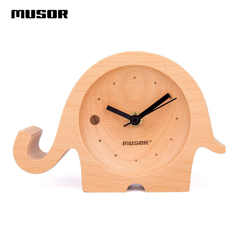 Đồng hồ để bàn bằng gỗ Musor