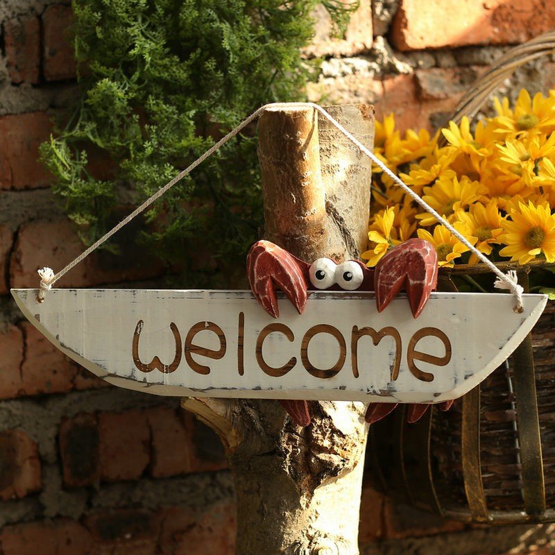 Bảng treo welcome Mr.Lobster