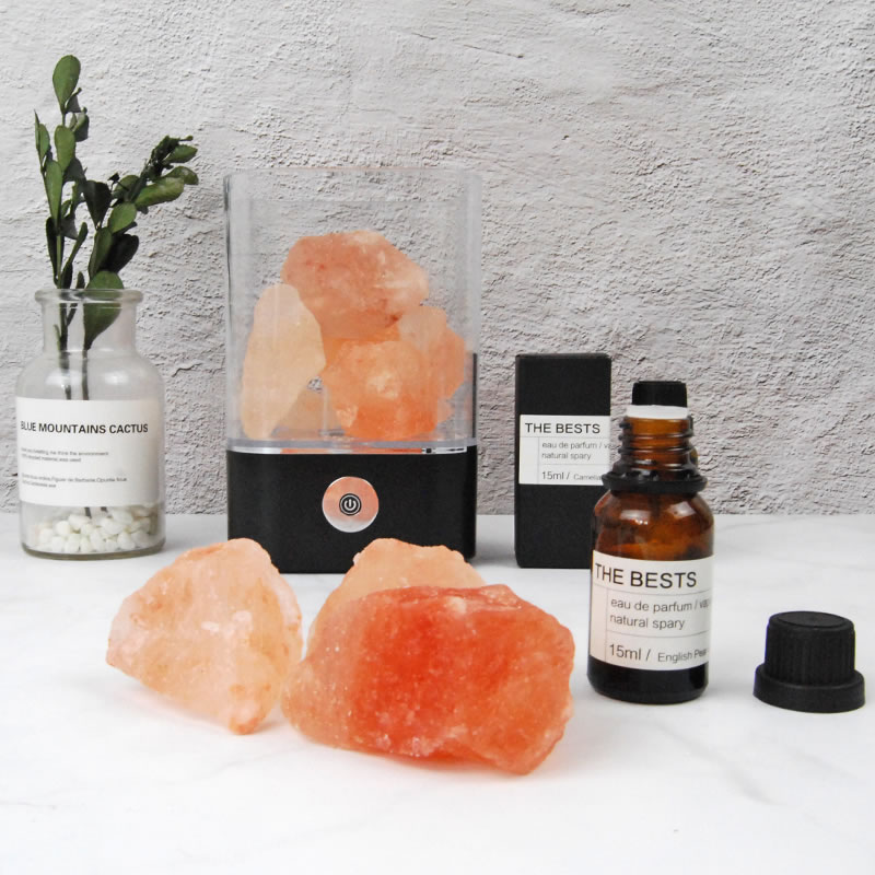 Đèn hồng ngoại đá muối tinh dầu Himalaya