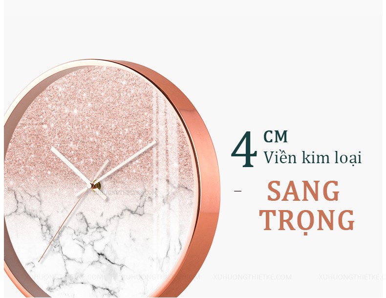 Đồng hồ treo tường Marbel Sparkling