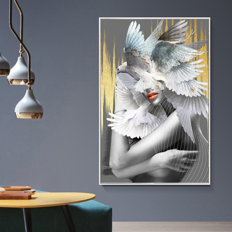 Tranh khỏa thân nghệ thuật Natural Wings