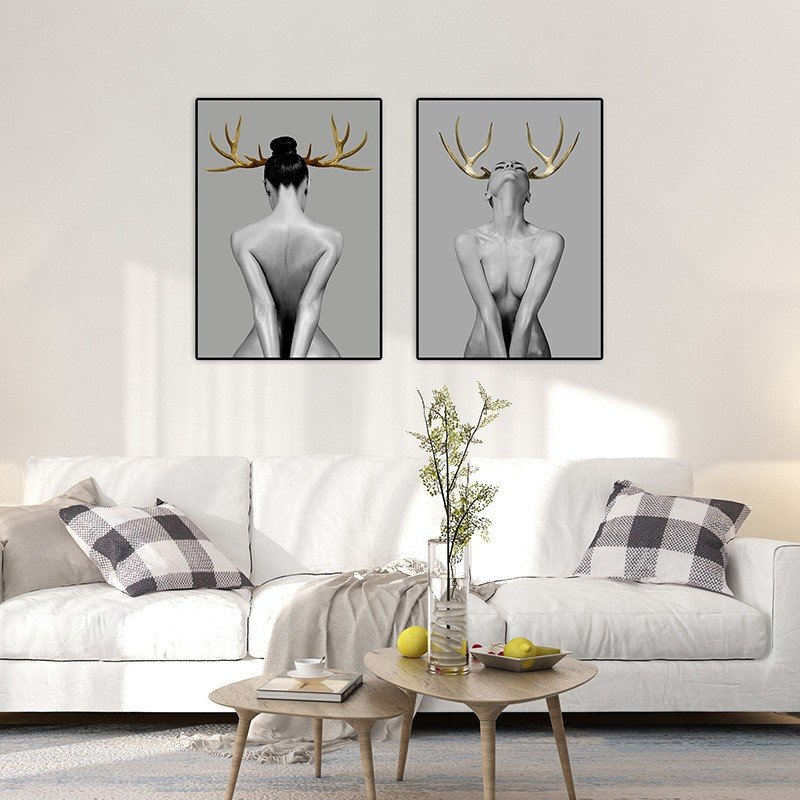 Tranh khoả thân nghệ thuật Artemis Gold