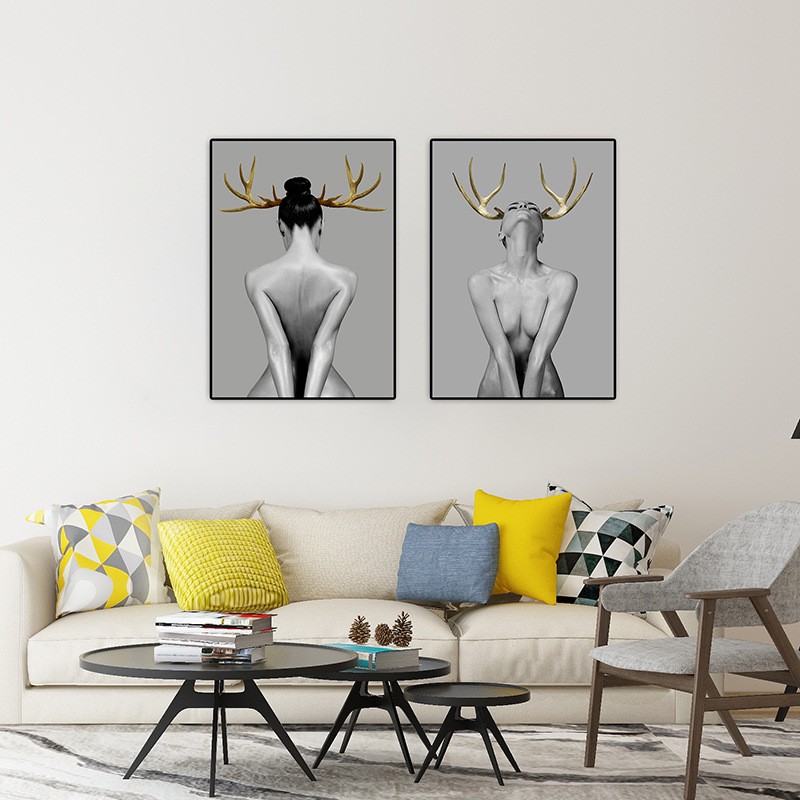 Tranh khoả thân nghệ thuật Artemis Gold