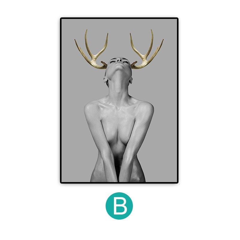 Tranh khoả thân nghệ thuật Artemis Gold