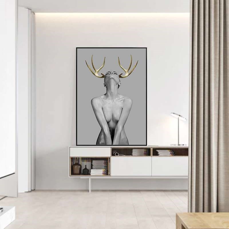 Tranh khoả thân nghệ thuật Artemis Gold