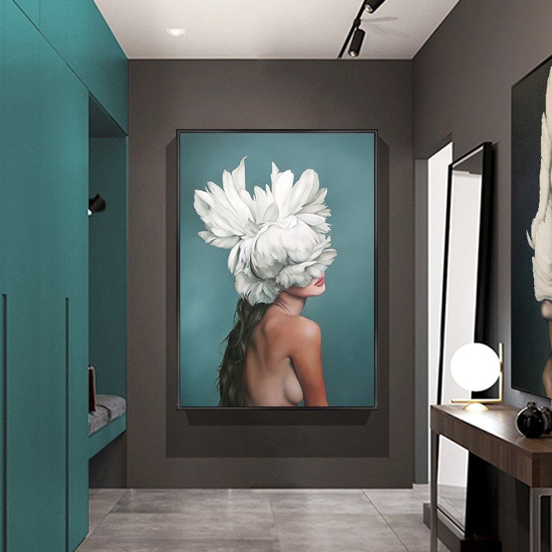 Tranh khoả thân nghệ thuật Nature Heart