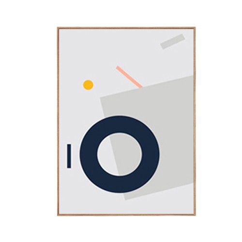 Tranh treo tường trừu tượng Pink Pastel