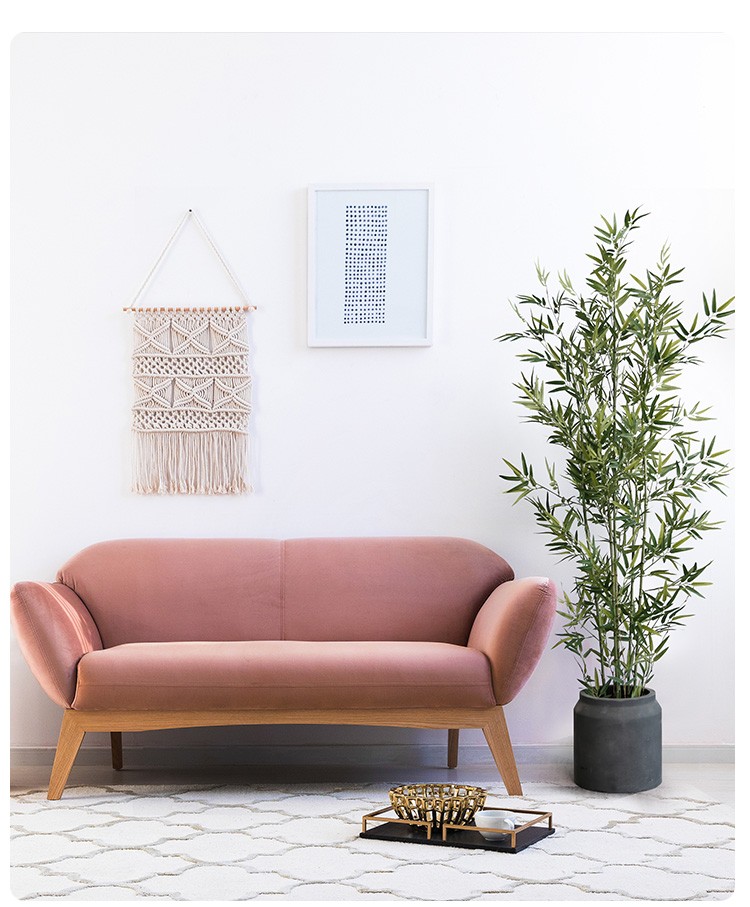 Chậu cây trúc giả trang trí