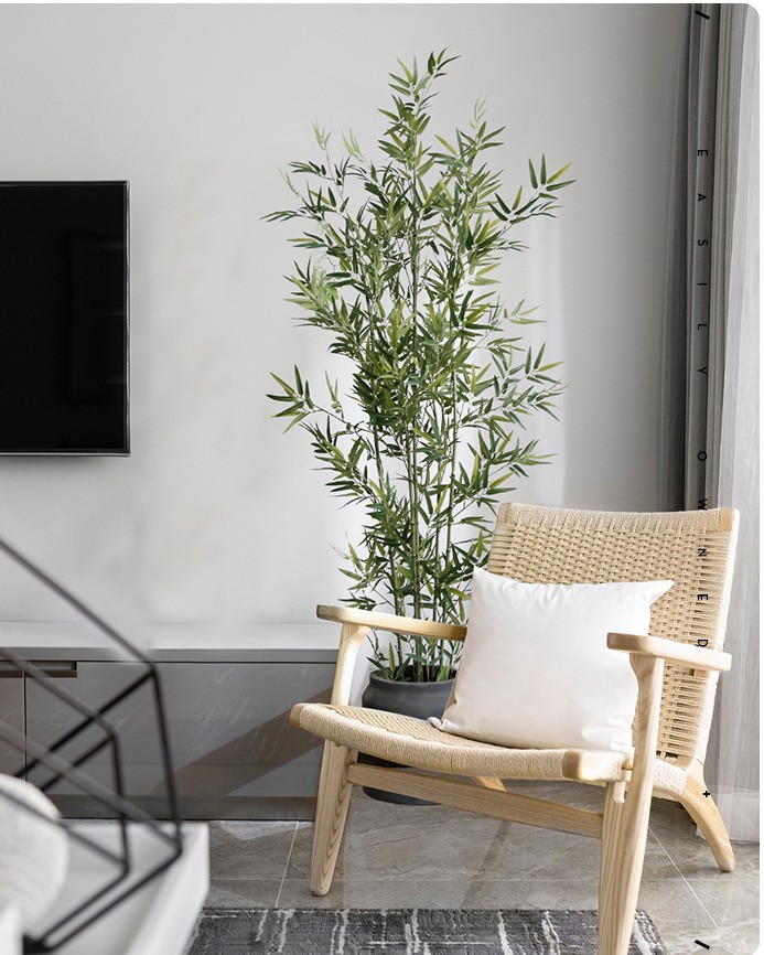 Chậu cây trúc giả trang trí