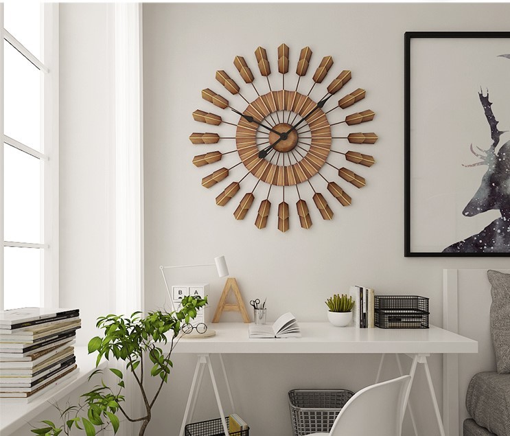 Đồng hồ treo tường Peaceful Brown