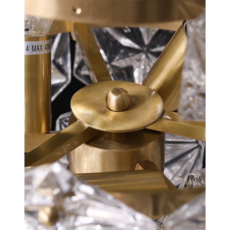 Đèn pha lê Golden Crystal