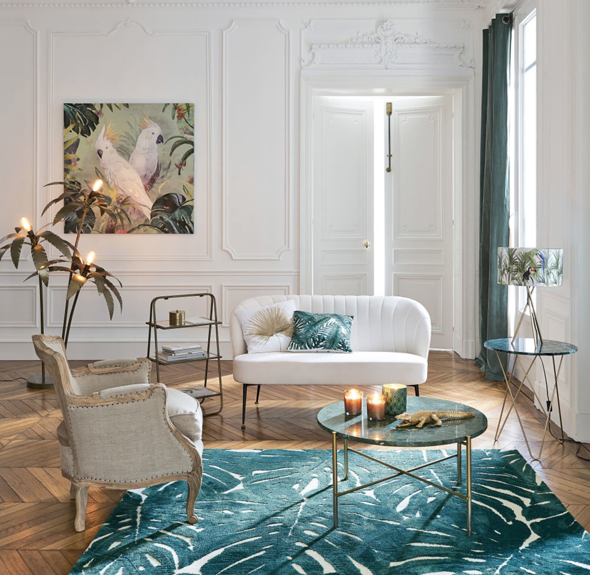 Đèn cây đứng Palmier hình cọ