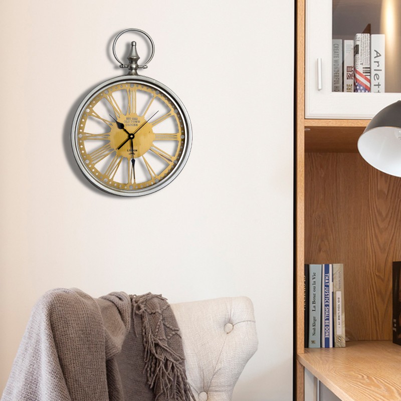 Đồng hồ đèn led treo tường Retro Old Style