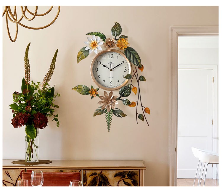 Đồng hồ treo tường Topical Flower