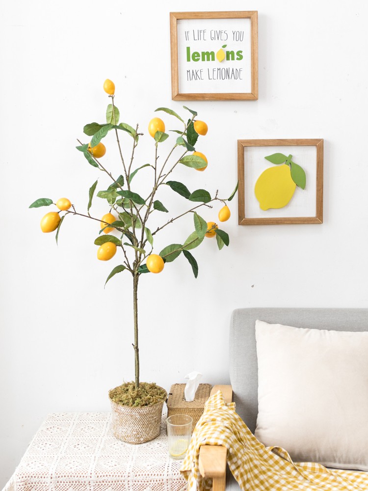 Cây chanh giả trang trí