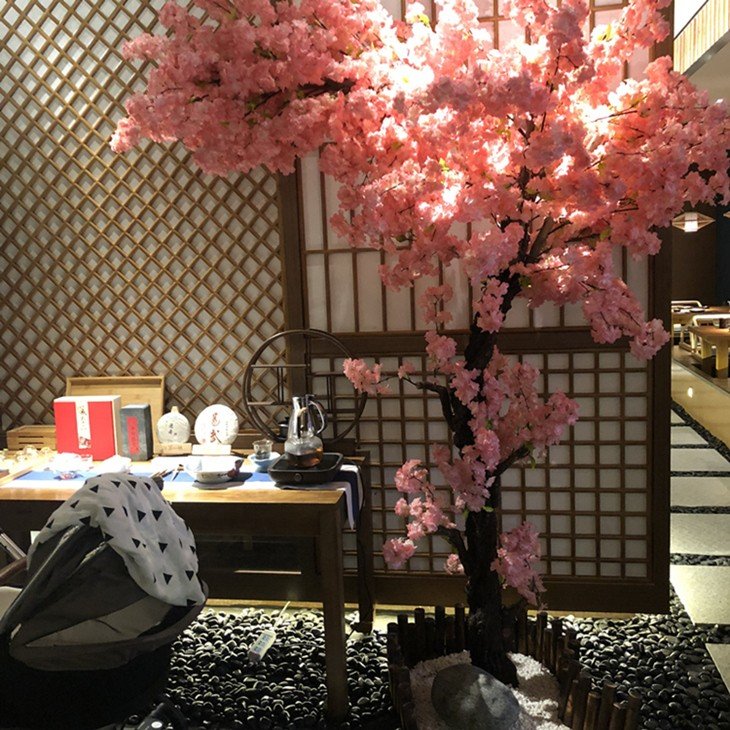 Cây đào giả trang trí