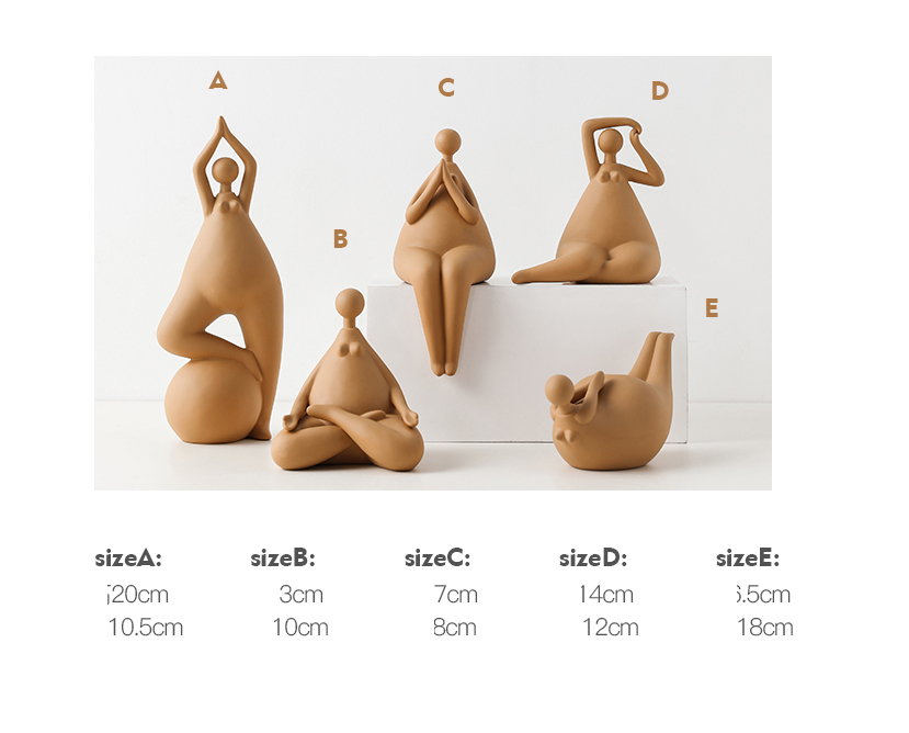 Tượng Yoga trang trí nghệ thuật