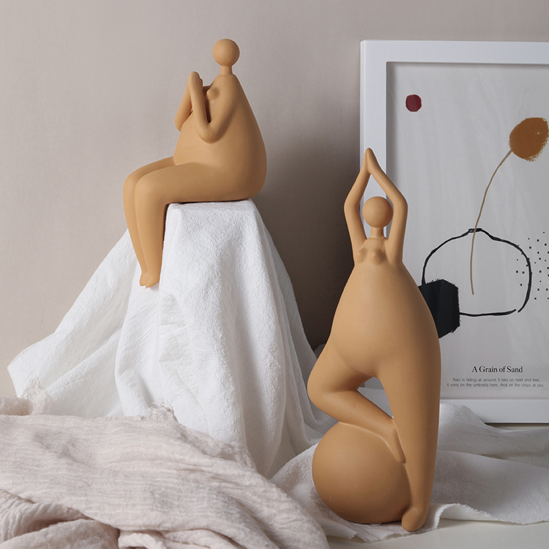 Tượng Yoga trang trí nghệ thuật