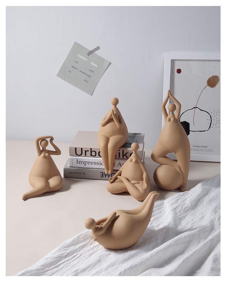 Tượng Yoga trang trí nghệ thuật