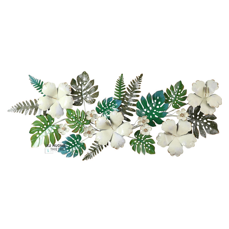 Tranh sắt decor nghệ thuật Tropical Flower