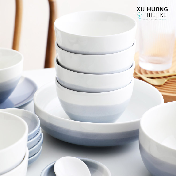 Bộ chén dĩa phong cách Nhật Bản