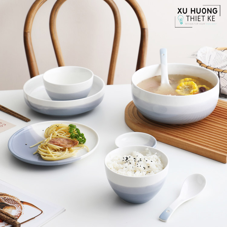 Bộ chén dĩa phong cách Nhật Bản