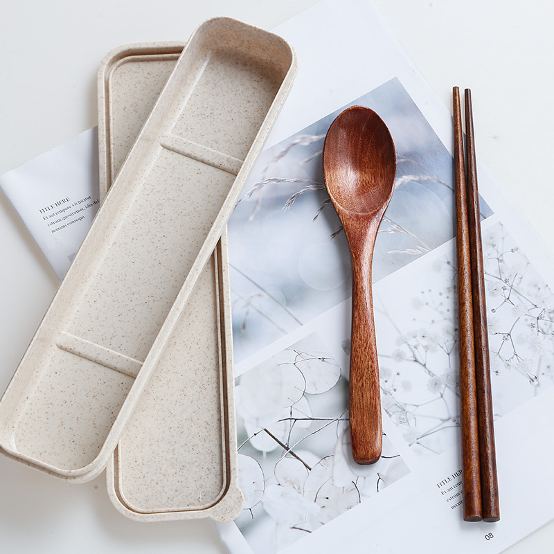 Set muỗng đũa gỗ xuất Nhật cao cấp