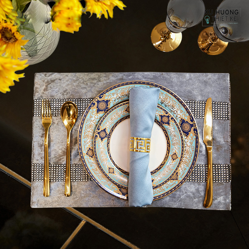 Bộ bát đĩa decor European Tableware 01 (Set 8 món)