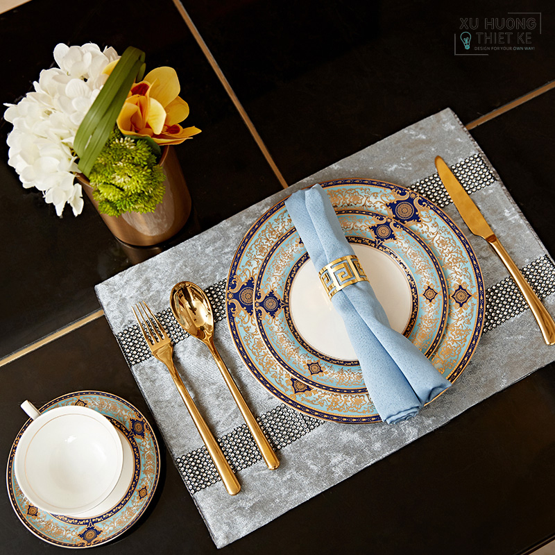 Bộ bát đĩa decor European Tableware 01