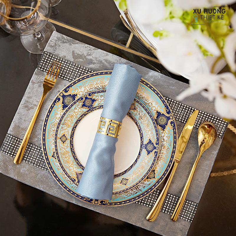Bộ bát đĩa decor European Tableware 01