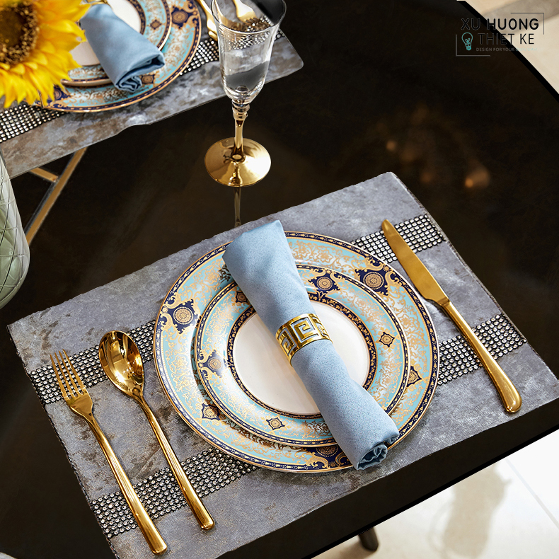 Bộ bát đĩa decor European Tableware 01