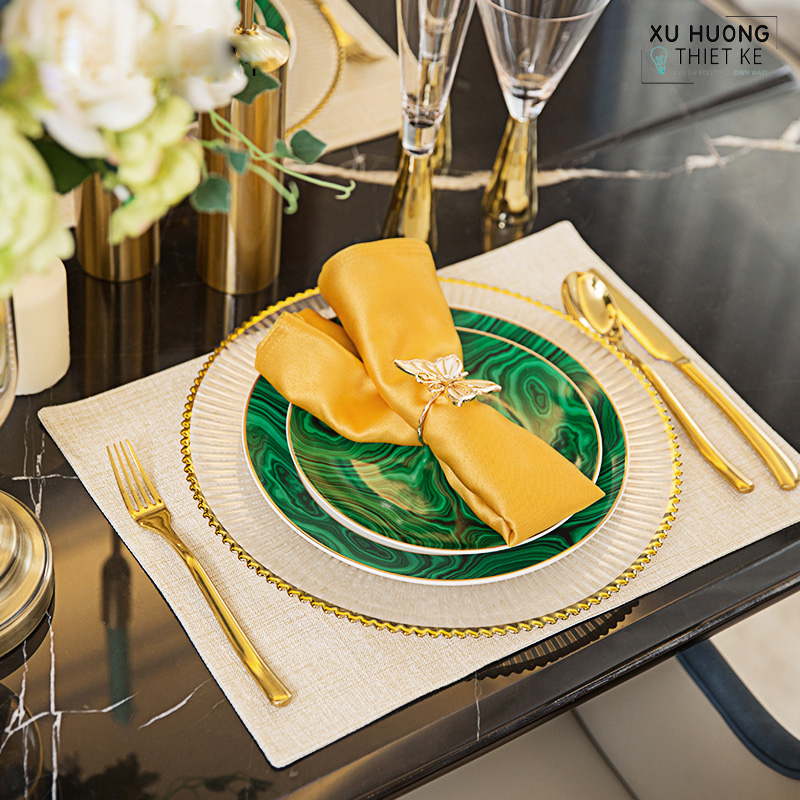 Bộ bát đĩa decor European Tableware 03 (Set 9 món)