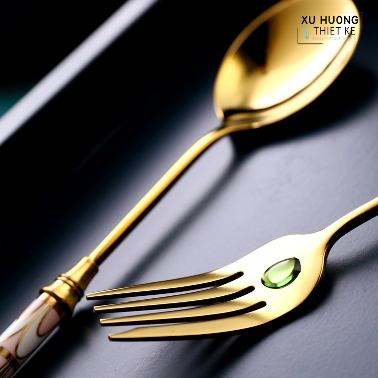 Bộ dao muỗng nĩa cao cấp Philip Eroc