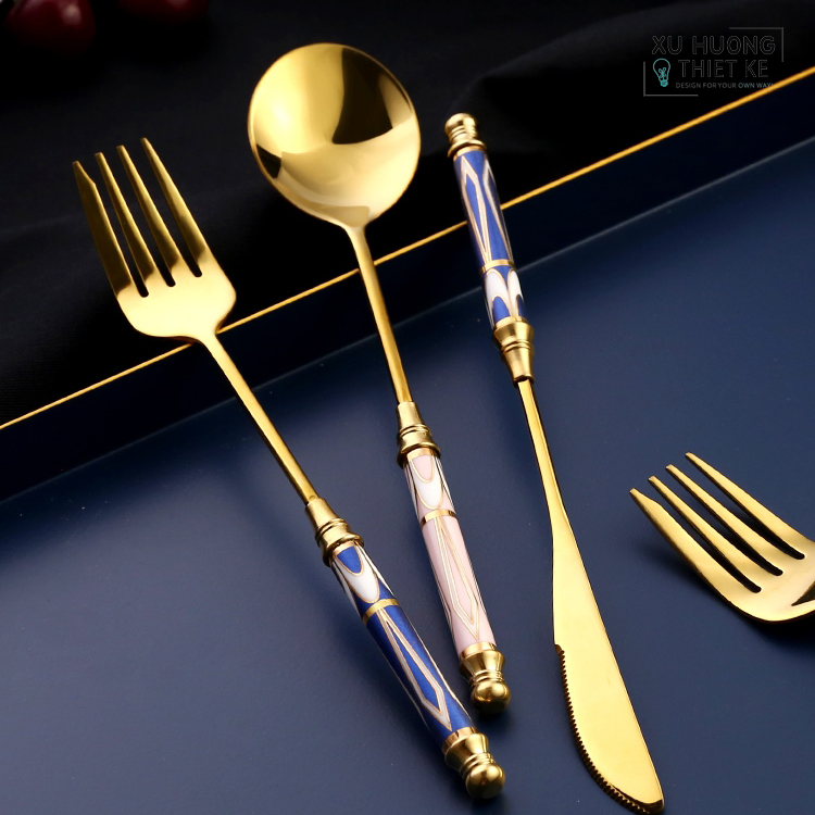 Bộ dao muỗng nĩa cao cấp Philip Eroc