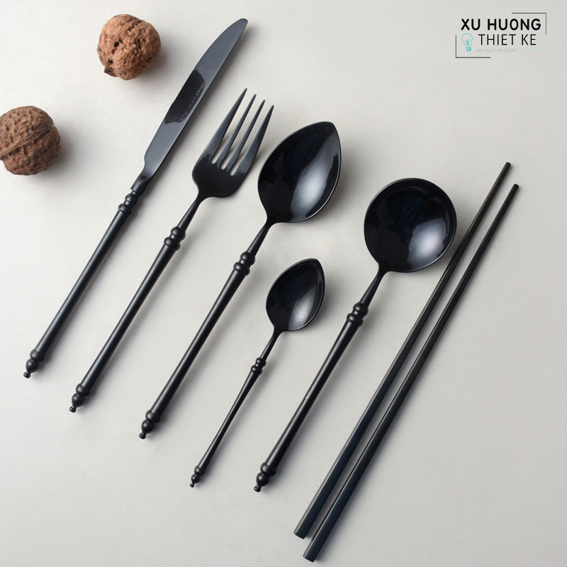 Bộ dao muỗng nĩa cao cấp Delux Mistery (Set 6 món)