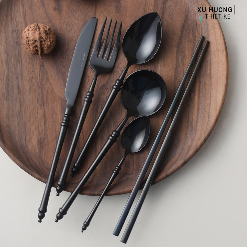 Bộ dao muỗng nĩa cao cấp Delux Mistery (Set 6 món)