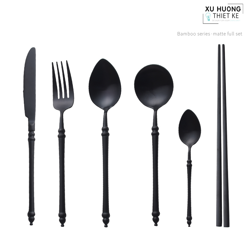 Bộ dao muỗng nĩa cao cấp Delux Mistery (Set 6 món)