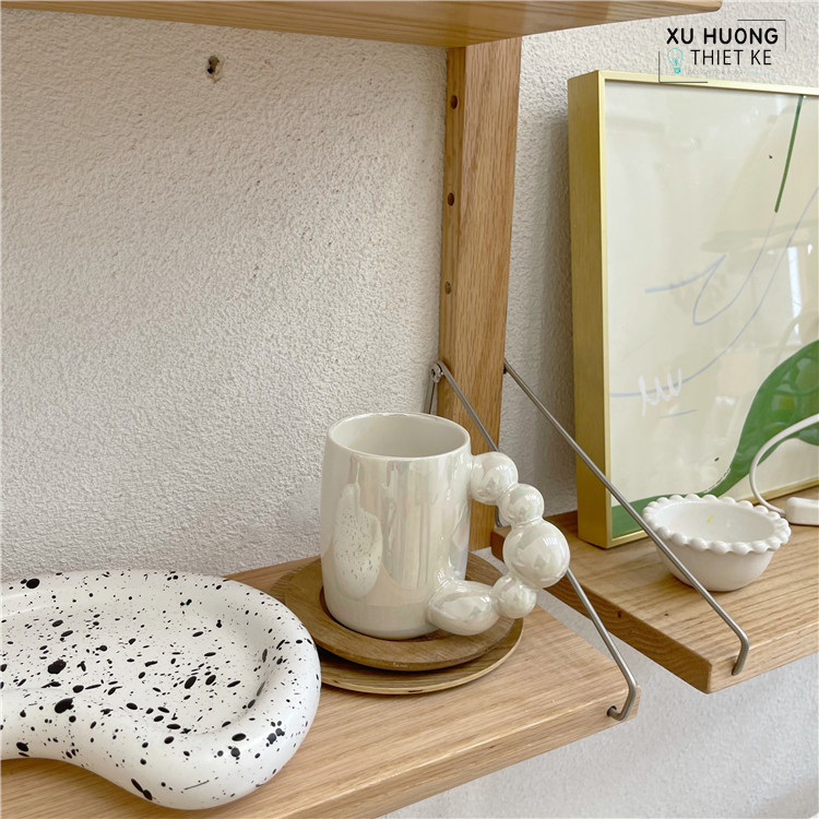 Ly gốm sứ Ceramic Princess phong cách Hàn Quốc