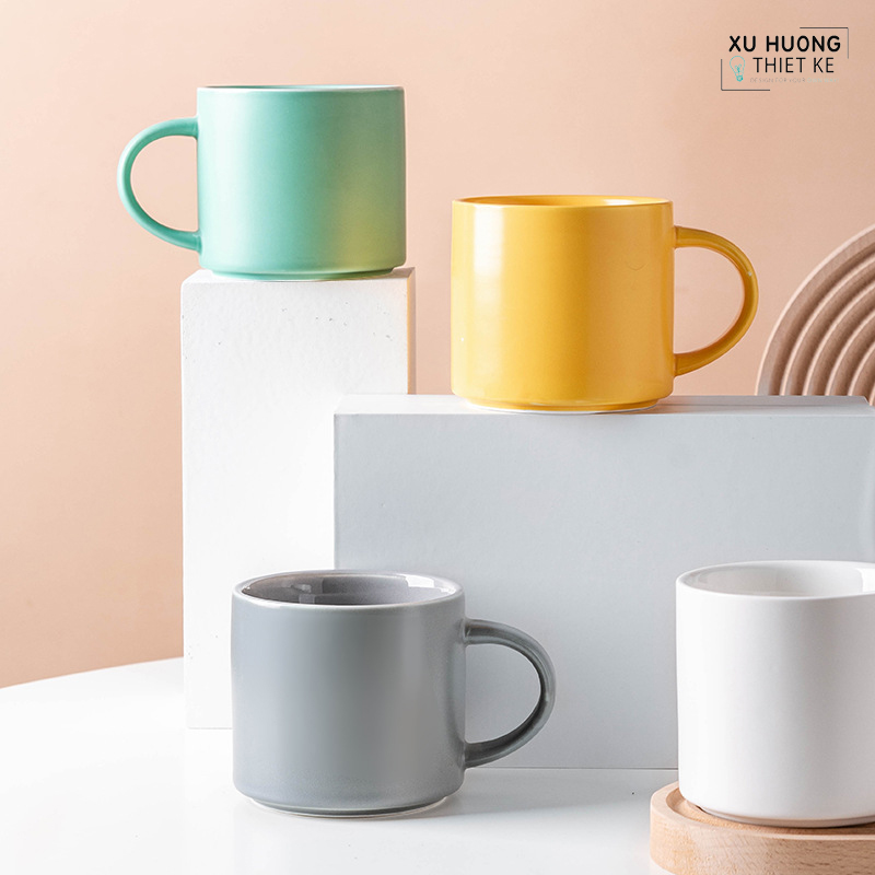 Ly gốm sứ Ceramic BST Pastel 5 màu