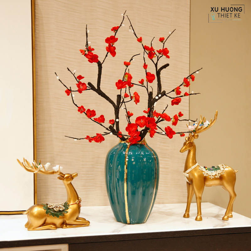 Tượng hươu mùa xuân Spring Love