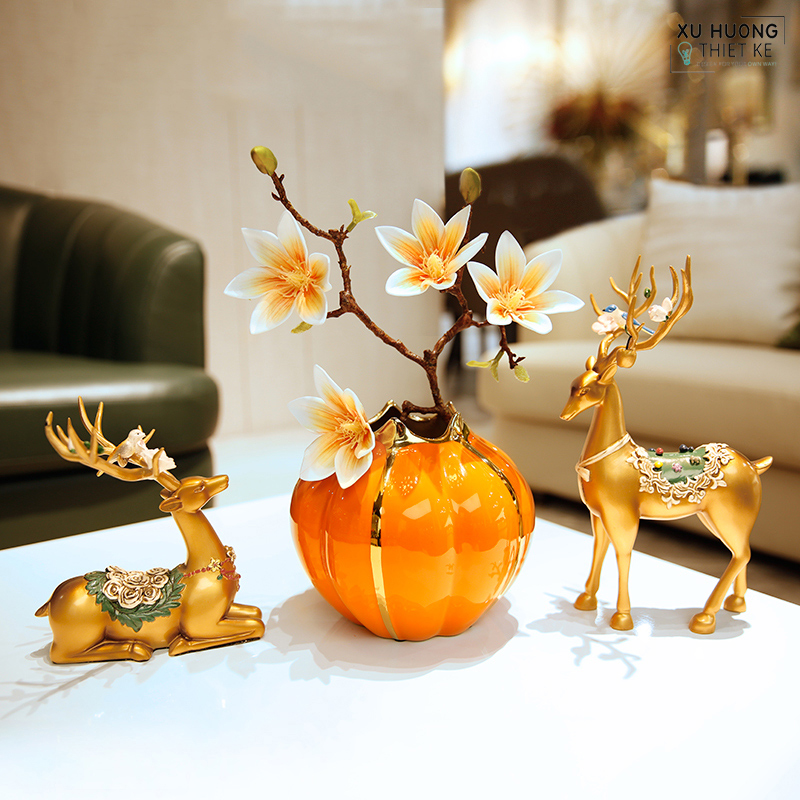 Tượng hươu mùa xuân Spring Love