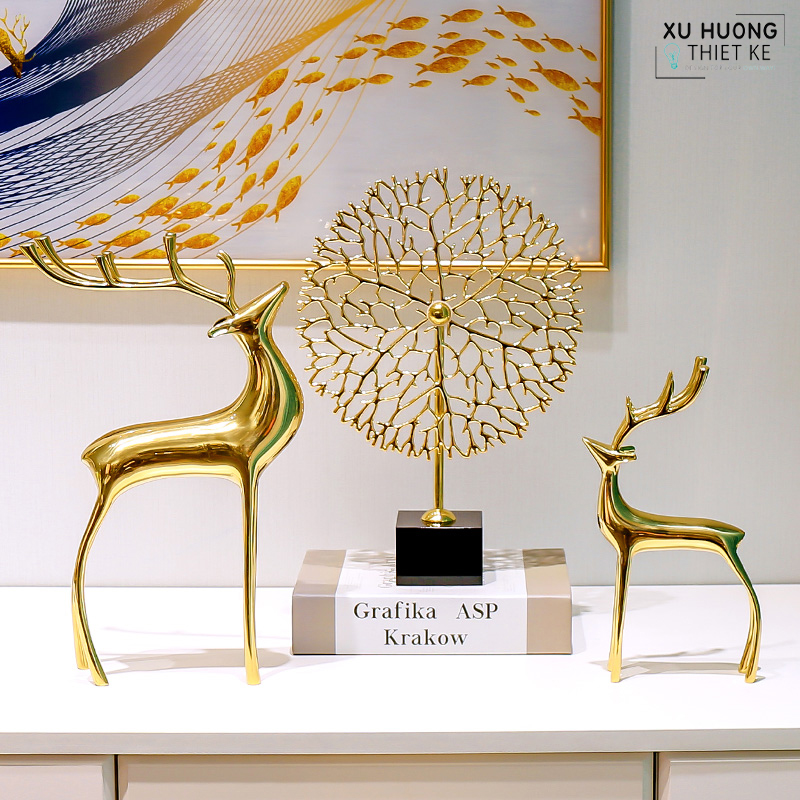 Tượng nai đồng cao cấp Audrey