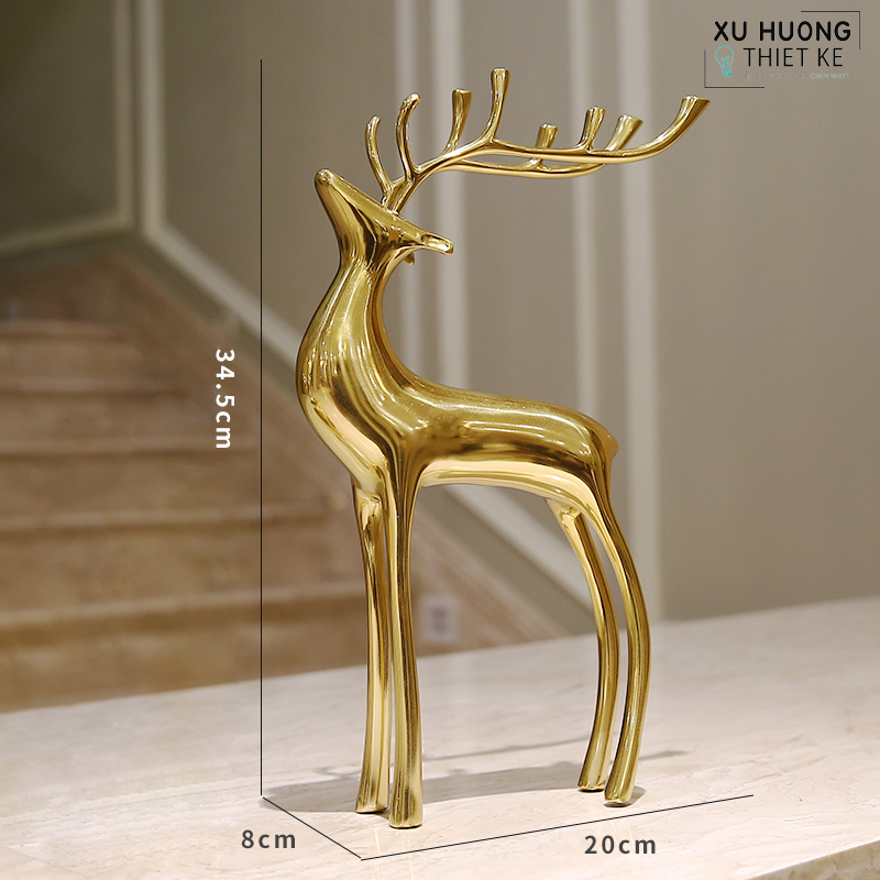 Tượng nai đồng cao cấp Audrey