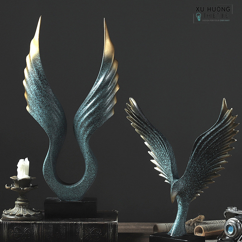 Tượng đại bàng Eagle (Xanh)