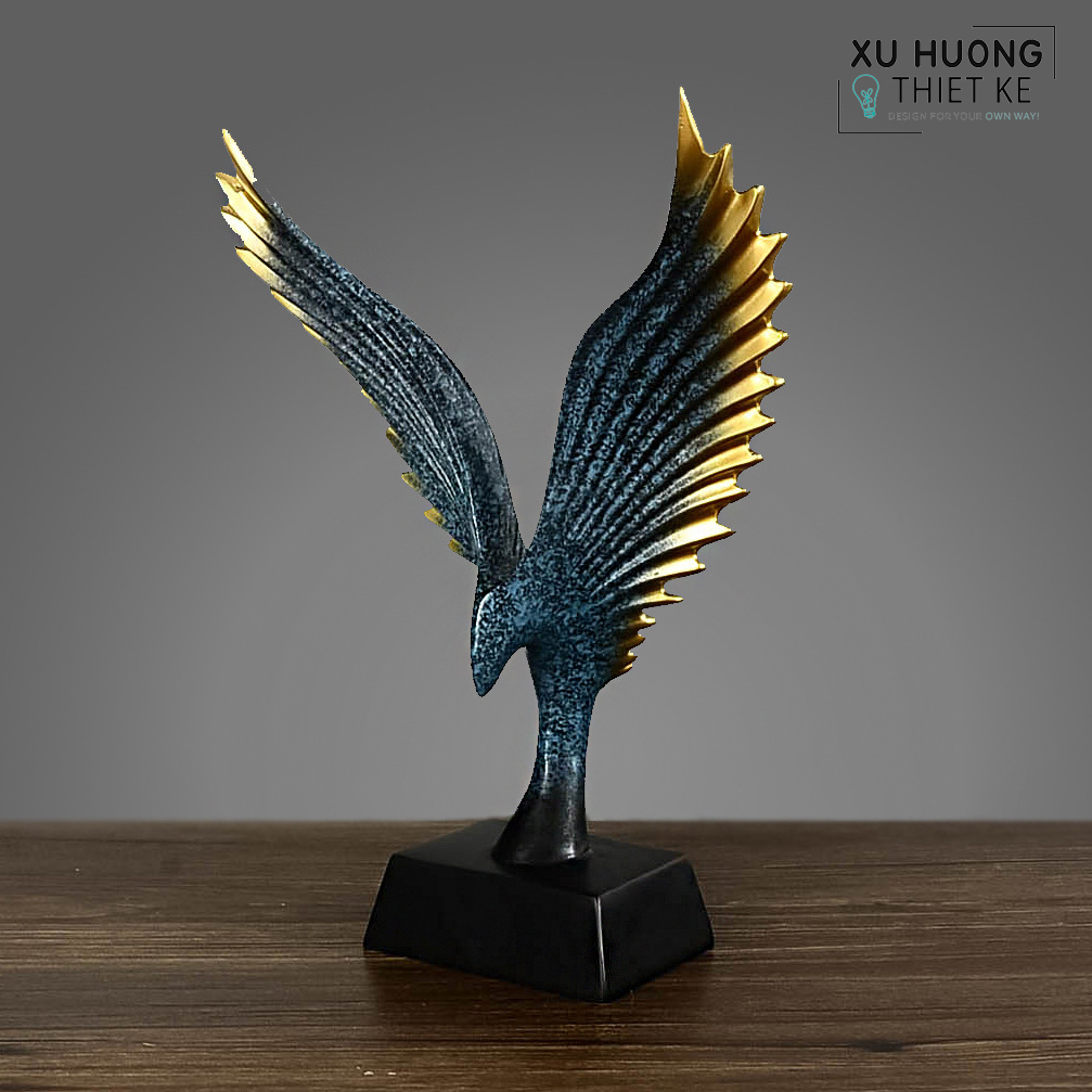 Tượng đại bàng Eagle (Xanh)