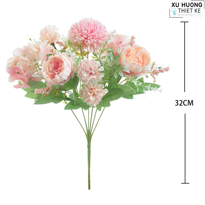 Hoa hồng châu Âu Elles Falder (Hoa bó giả)