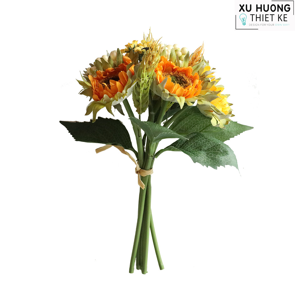 Hoa hướng dương bó (Hoa giả cầm tay)