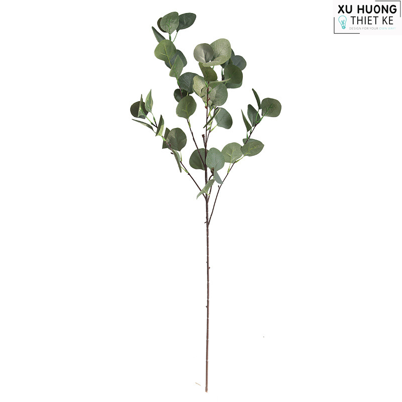 Cành lá bạch đàn 3 nhánh giả (Cành 84cm)